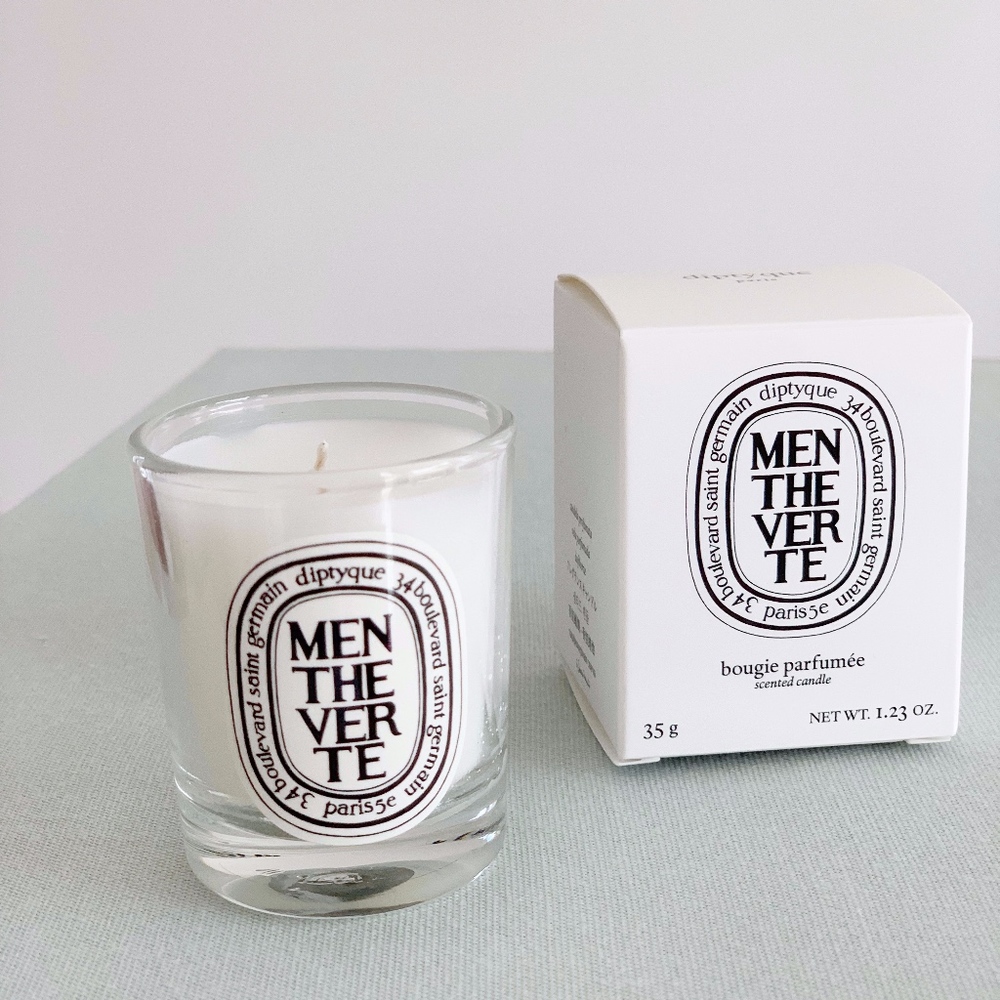 Diptyque Paris Menthe Verte Mint Candle 35g